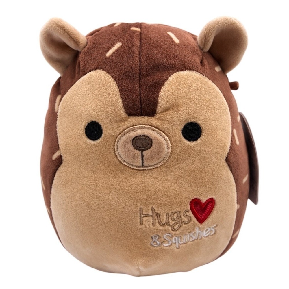 Squishmallows 8" Hans the Hedgehog Valentine Hugs & Squishes Plush NEW